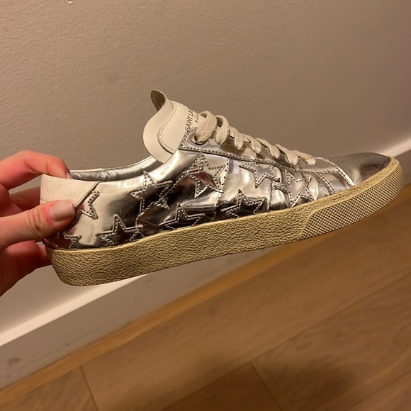 Saint Laurent Court Classic California Sneakers in mirror - Picture 2 of 8